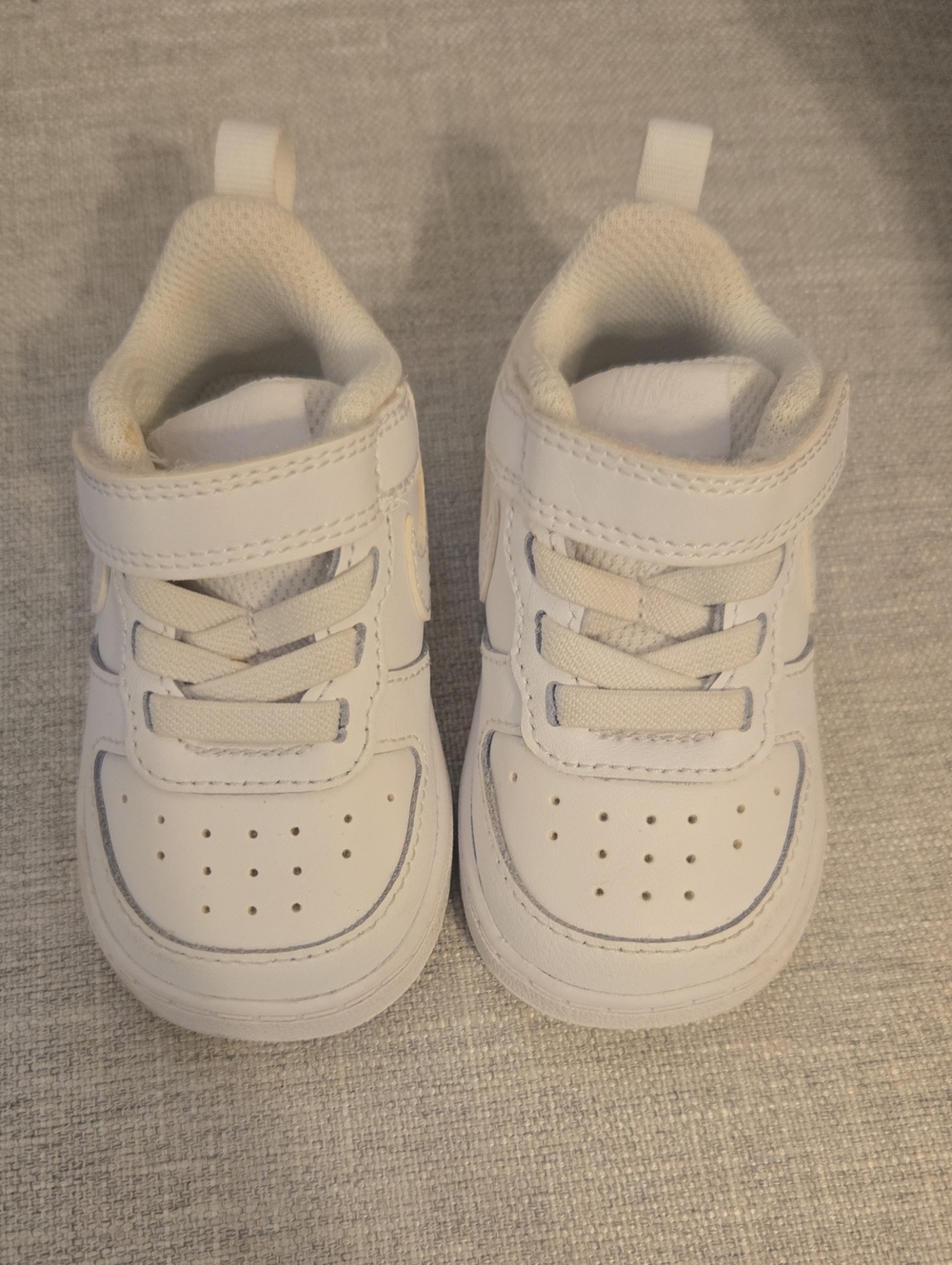Nike Kids White Hook-and-Loop Sneakers